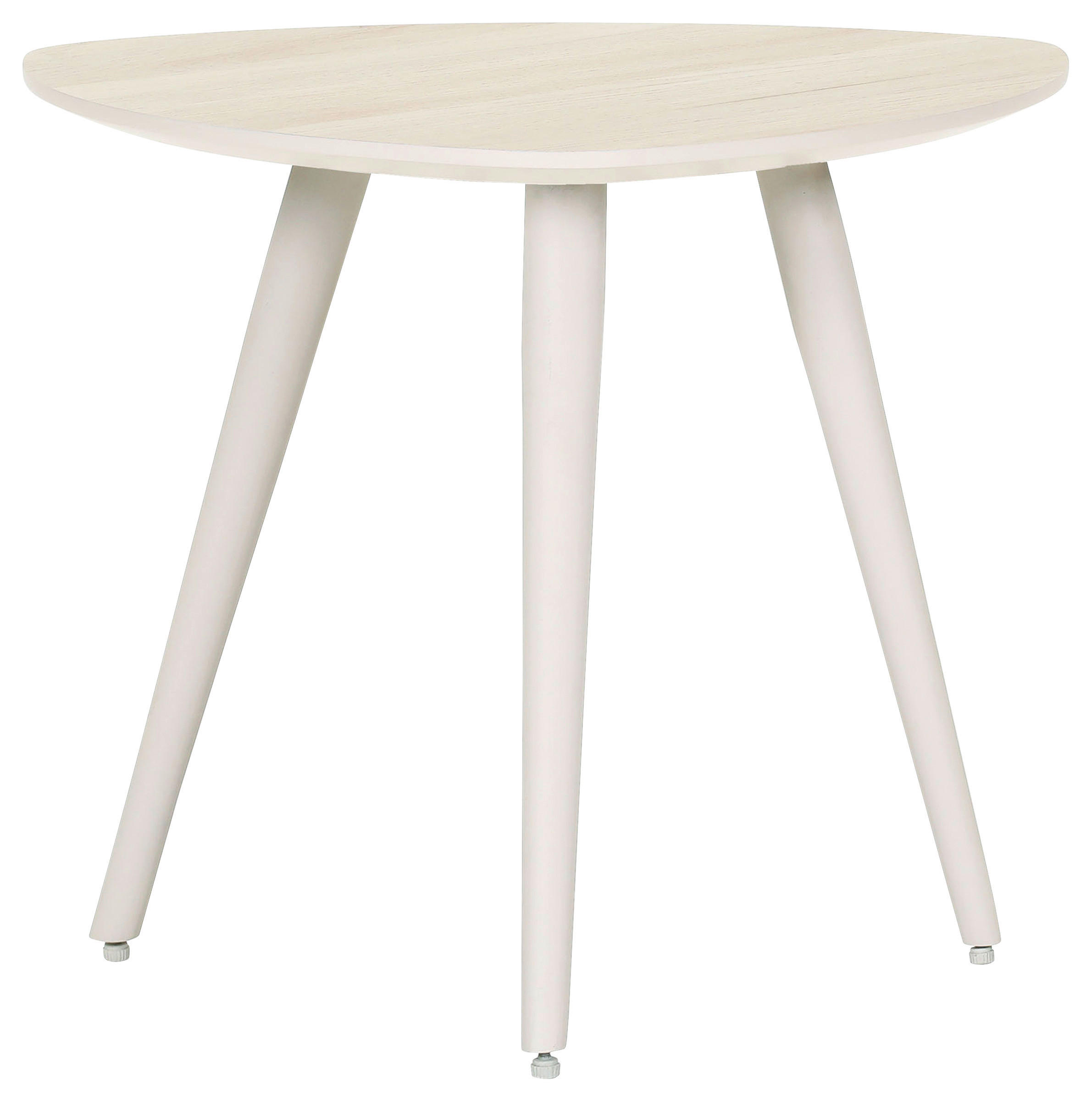 Carryhome Beistelltisch Creme, Eiche 53x45x52 cm