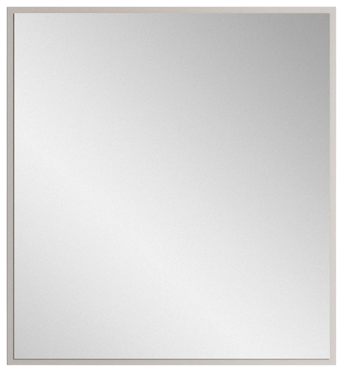 WANDSPIEGEL 67,5/67,5/2 cm  - Grau, Design, Glas/Holzwerkstoff (67,5/67,5/2cm) - Xora