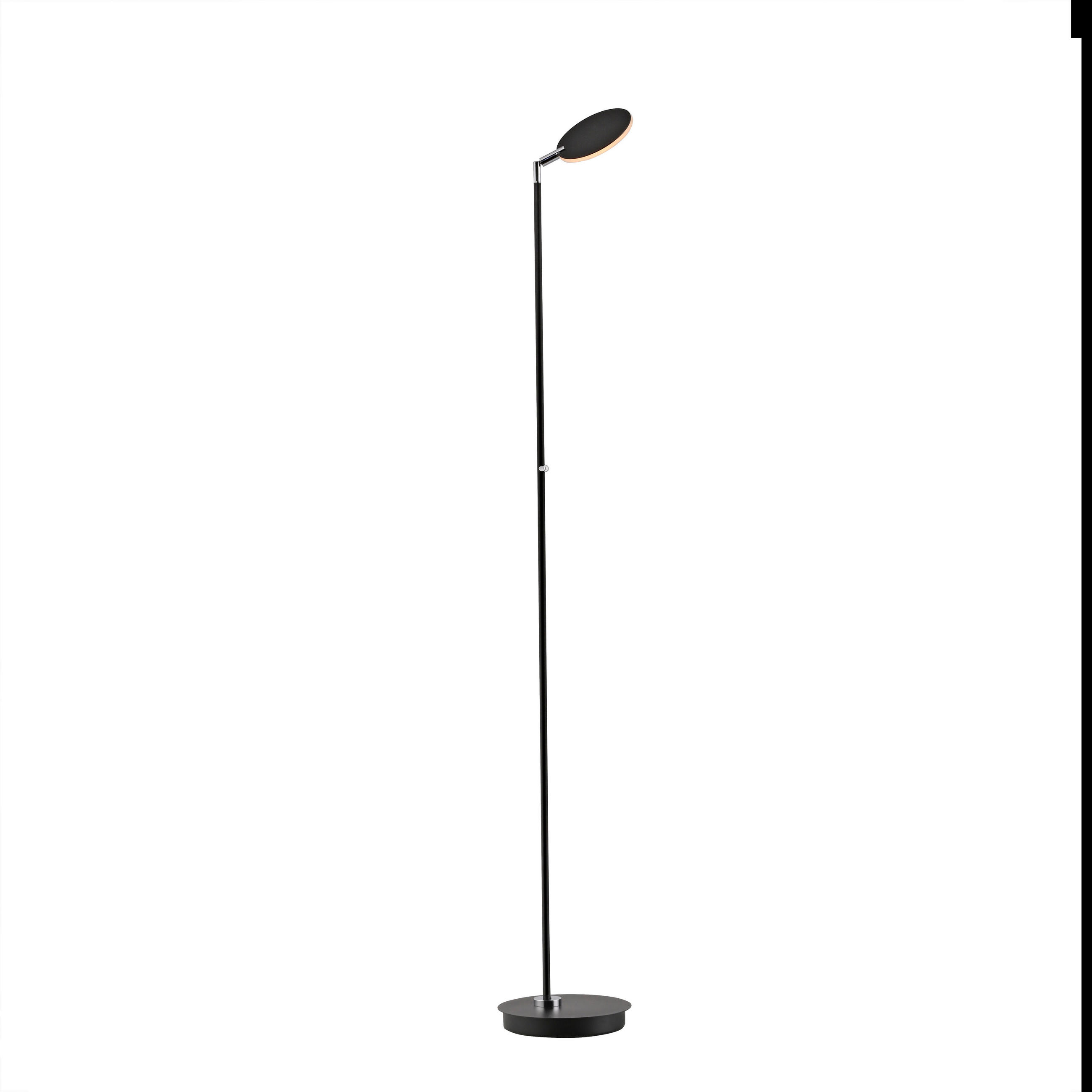 AKKU-STEHLEUCHTE Bente 42/42/160 cm  - Schwarz, Design, Kunststoff/Metall (42/42/160cm)