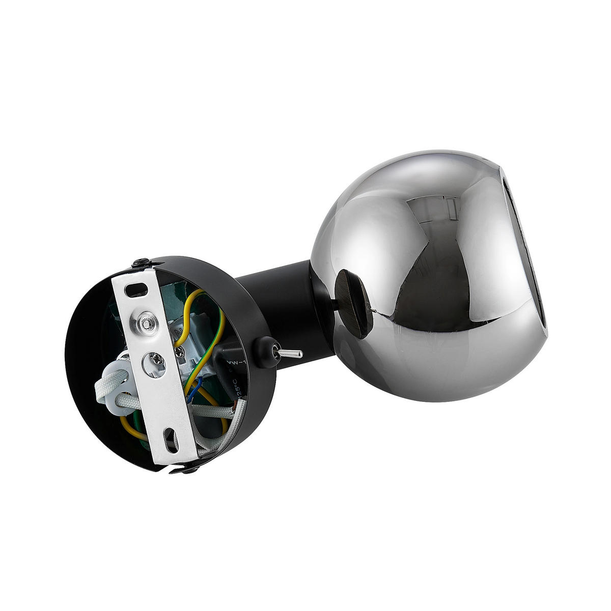 Proiector 10/18 cm    - culoare lemn frasin/negru, Basics, sticlă/metal (10/18cm) - Novel