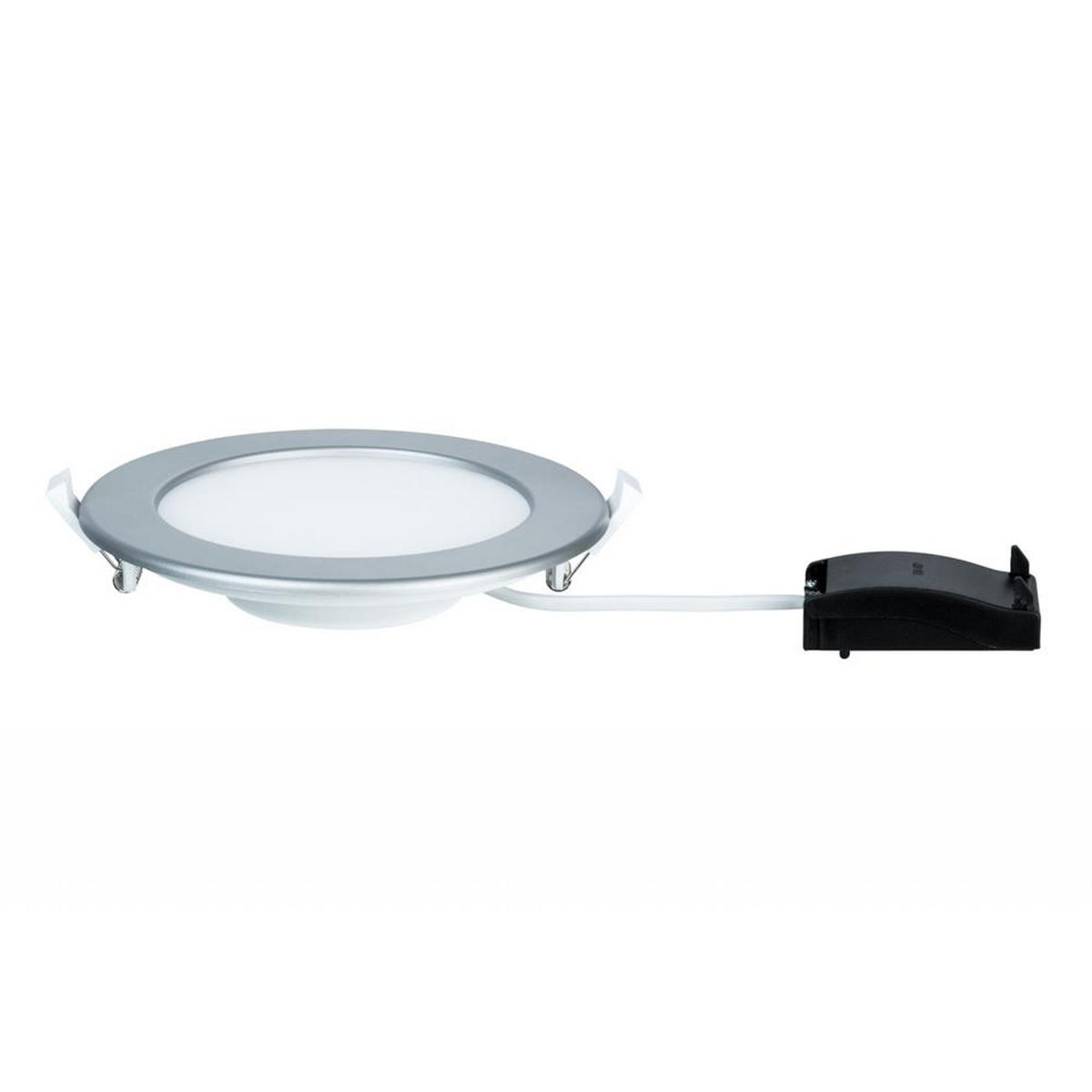 LED-BADEZIMMER-EINBAULEUCHTE 17 cm  - Weiß, Design, Kunststoff (17cm) - Paulmann