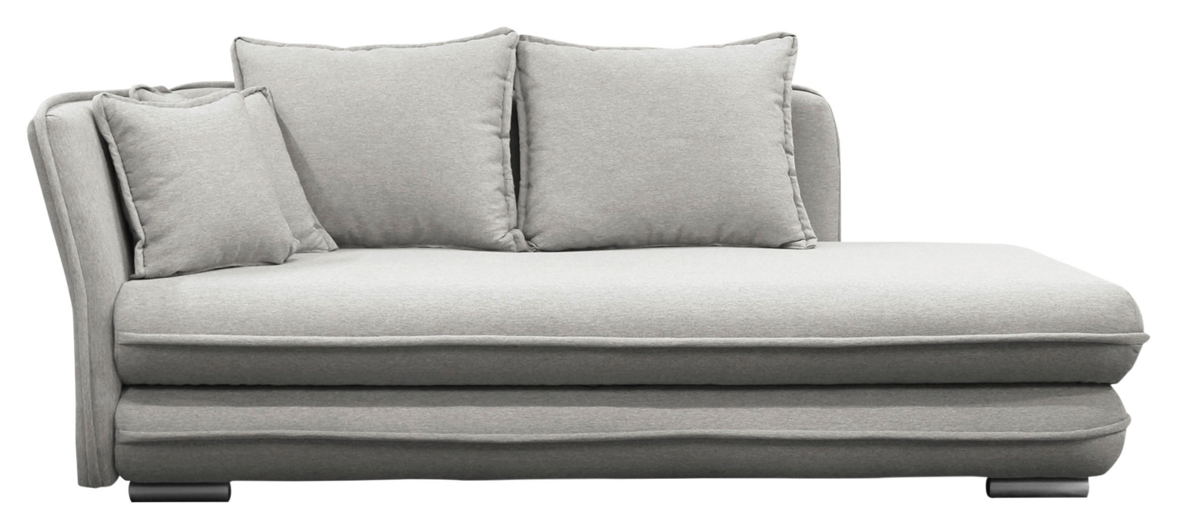 LIEGE Flachgewebe Beige  - Beige/Silberfarben, Design, Kunststoff/Textil (107/84/99/224cm) - MID.YOU
