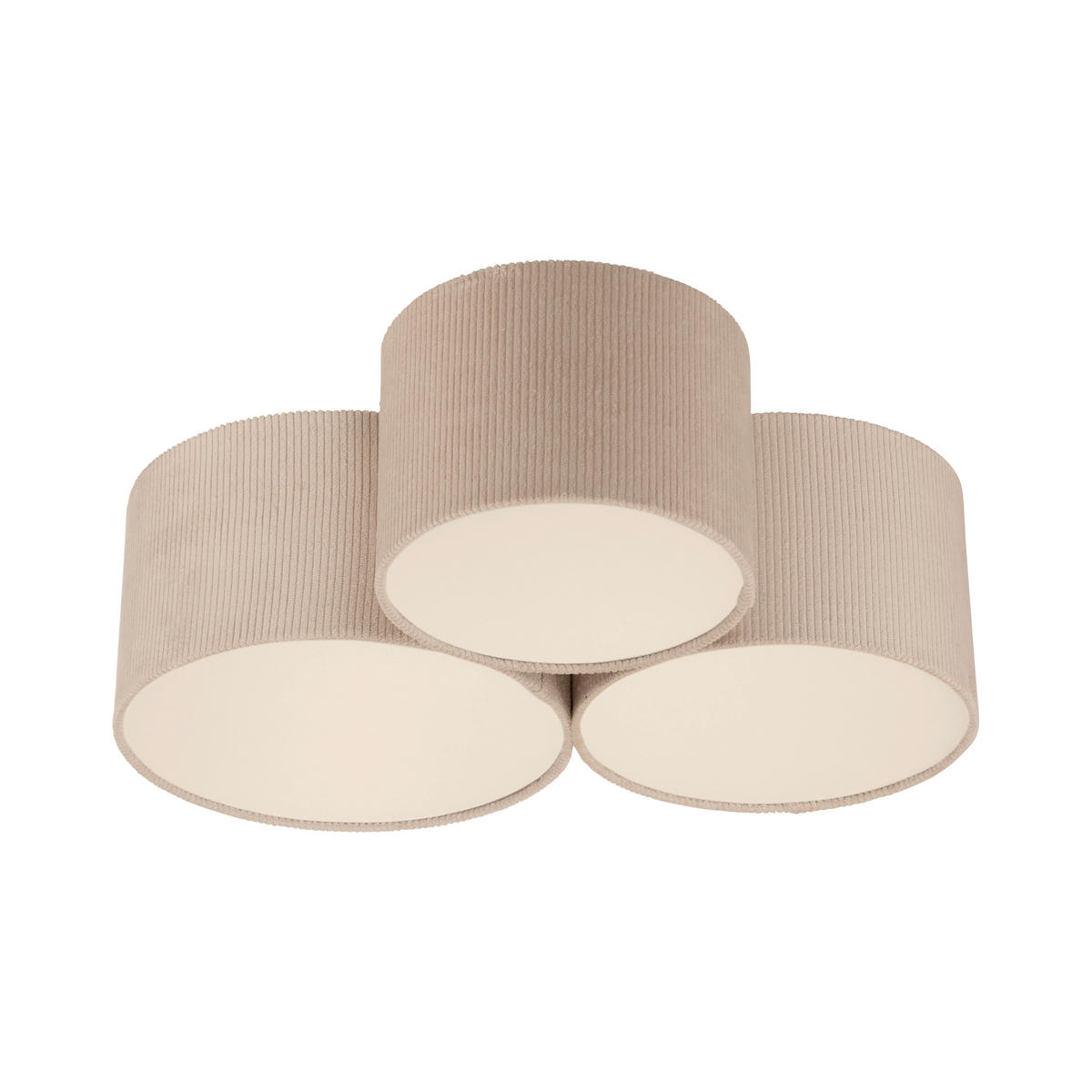 LED PLAFONJERA Duro  - bež, Osnovno, drvo/metal (67/56/21cm)