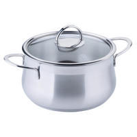 KOCHTOPF CHEFKOCH 3,0 L  - Silberfarben, Basics, Metall (20cm) - Chefkoch+Fackelmann