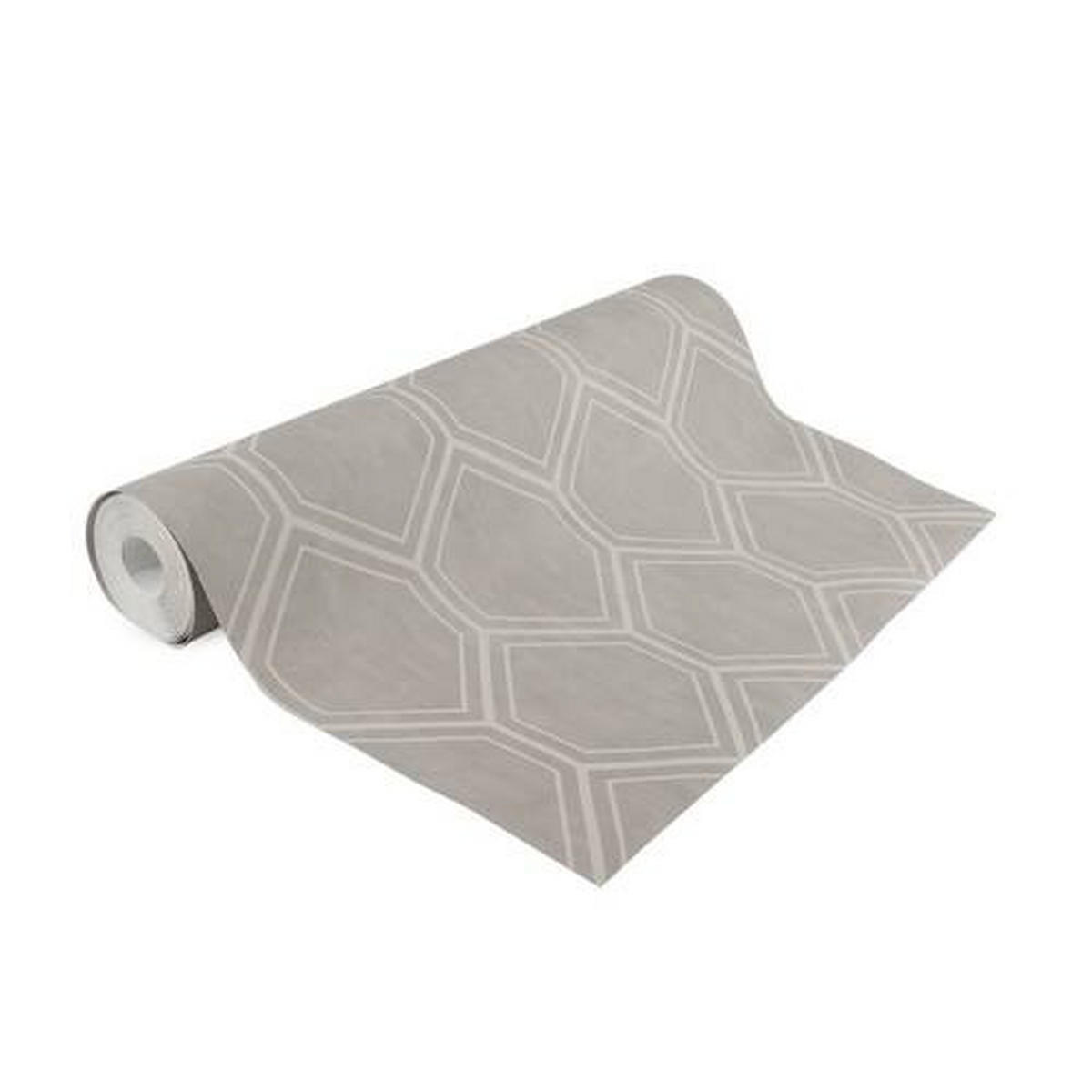 VLIESTAPETE  - Taupe, Basics, Papier/Kunststoff (53/1005cm) - Xora