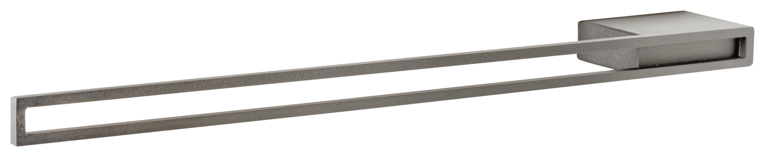 HANDTUCHHALTER 6/49/2,5 cm  - Dunkelgrau, Natur, Metall (6/49/2,5cm) - Voglauer