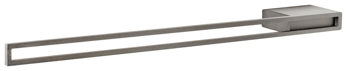 HANDTUCHHALTER 6/49/2,5 cm  - Dunkelgrau, Natur, Metall (6/49/2,5cm) - Voglauer