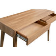 KONSOLENTISCH Rumba Wildeiche massiv Wildeiche  - Wildeiche, Design, Holz (110/40/75cm) - Linea Natura