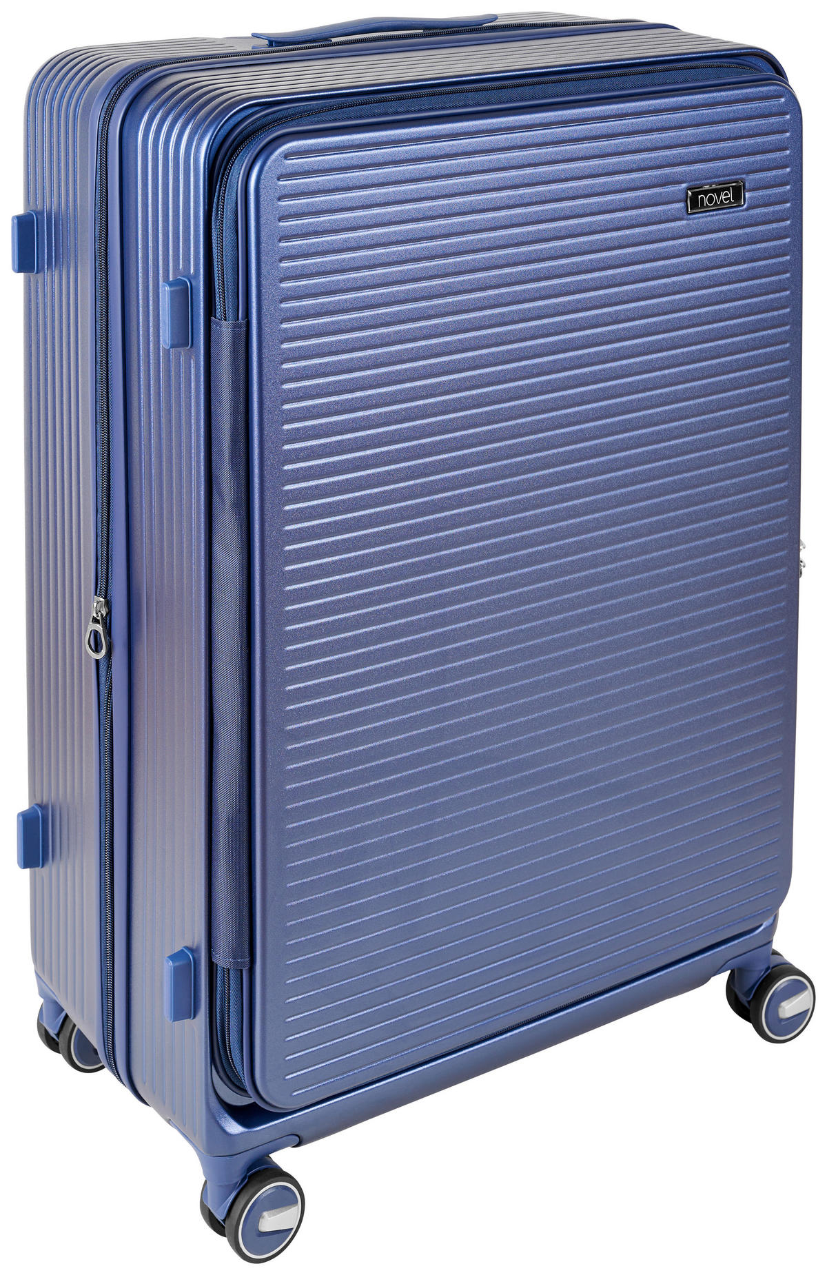 REISEKOFFER Blau  - Blau, Design, Kunststoff/Textil (50/76/31cm) - Novel