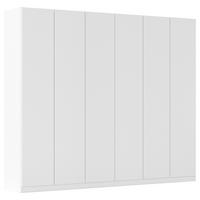 FALTTÜRENSCHRANK 271/229/54 cm 6-türig Weiß  - Weiß, Holzwerkstoff (271/229/54cm) - Rauch Möbel