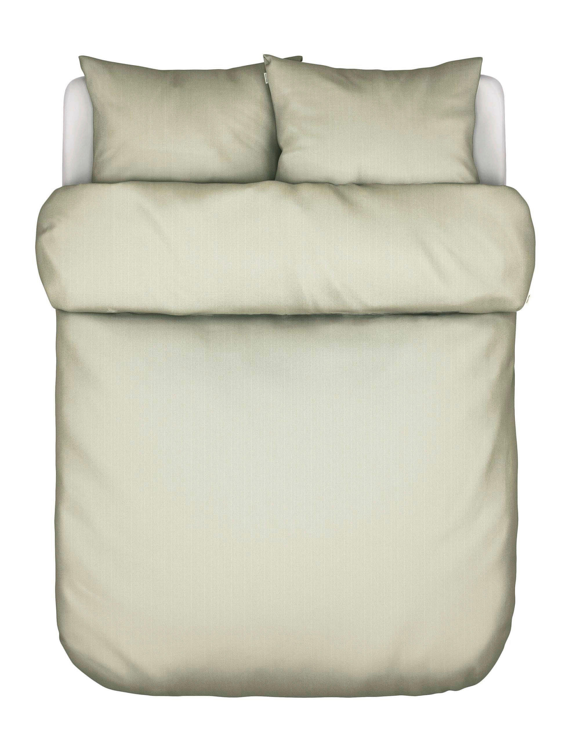 BETTWÄSCHE 3-teilig Senja Renforcé 200/200 cm  - Waldgrün, Basics, Textil (200/200cm) - Marc O'Polo