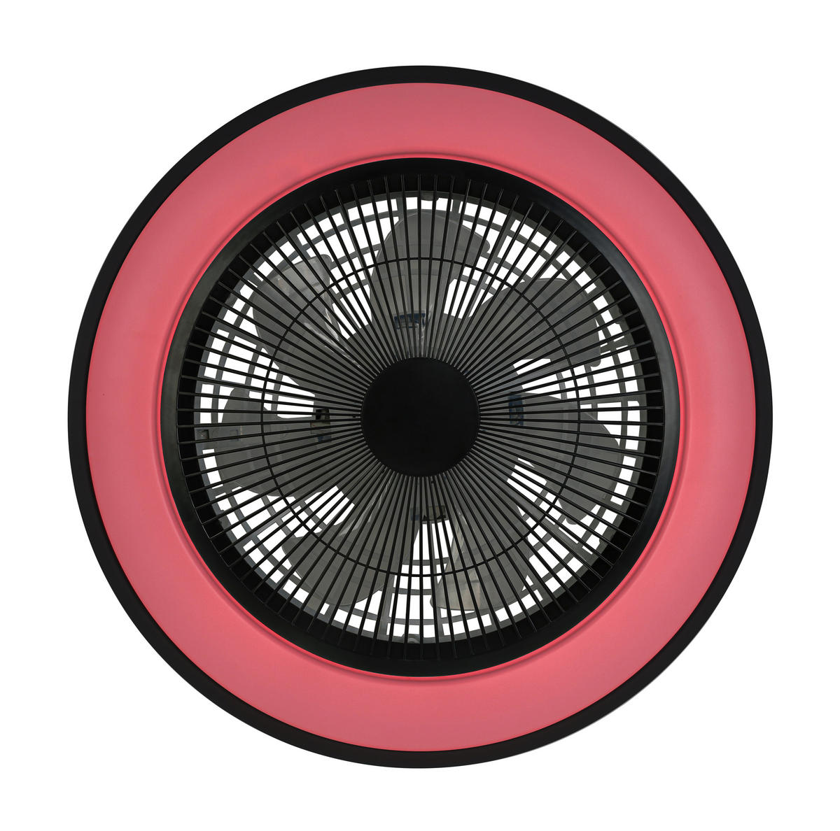 DECKENVENTILATOR - Schwarz/Weiß, Trend, Kunststoff/Metall (58/14,5cm) - Mican