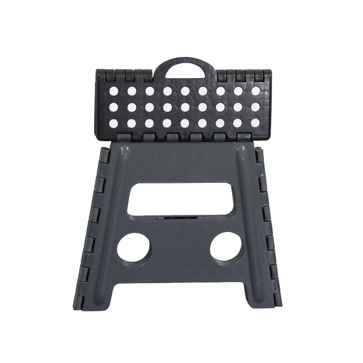 HOCKER Schwarz  - Schwarz, Basics, Kunststoff (36,5/30/32cm) - Kesper
