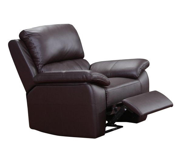 Cantus RELAXAČNÉ KRESLO, textil, koža, hnedá