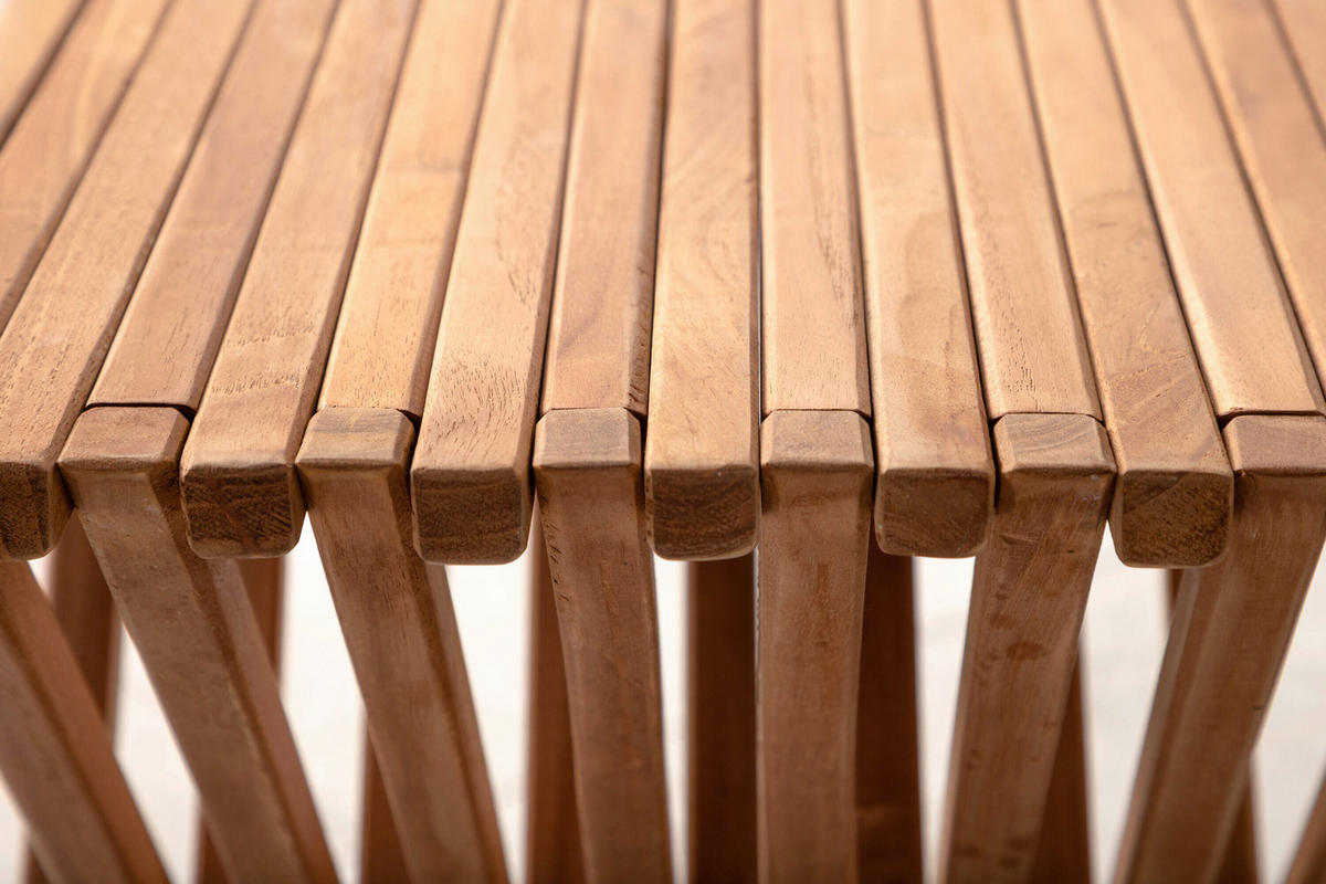 GARTENTISCH 40/40/43 cm  - Hellbraun, MODERN, Holz (40/40/43cm) - Gardena