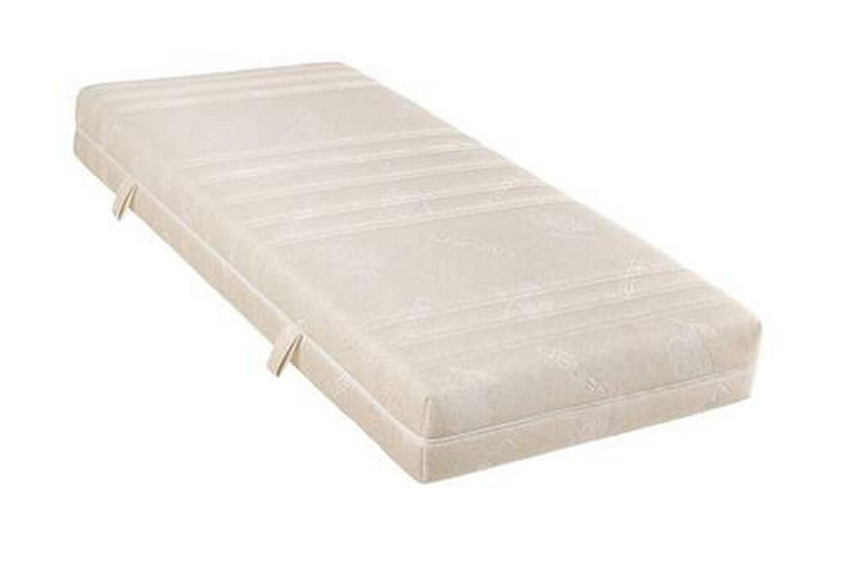 KOMFORTSCHAUMMATRATZE 80/200 cm Höhe ca. 24 cm 7 -Zonen - Beige/Naturfarben, Basics, Textil (80/200cm) - Bio:Vio