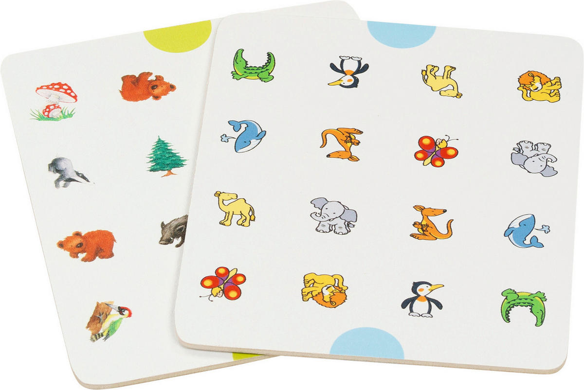 IGRA MEMORIJE - višebojna/plava, Osnovno, papir/karton (15,5/15,5cm) - Goki