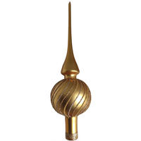 CHRISTBAUMSPITZE  - Goldfarben, LIFESTYLE, Glas (7/27cm) - X-Mas