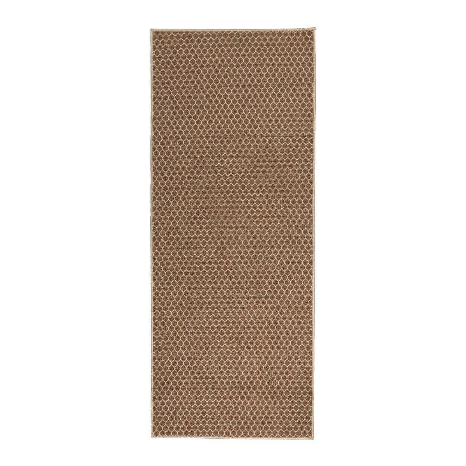 LÄUFER 80/400 cm Ennis Braun  - Braun, Design, Kunststoff/Textil (80/400cm) - Novel