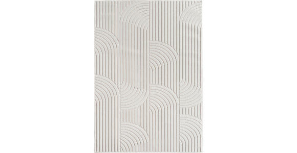 FLACHWEBETEPPICH 80/250 cm HELIX Creme  - Creme, Basics, Kunststoff/Textil (80/250cm) - Novel
