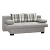 SCHLAFSOFA Hellgrau  - Wengefarben/Hellgrau, KONVENTIONELL, Holz/Textil (200/80/94cm) - Novel
