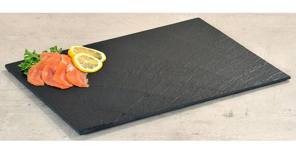 SERVIERPLATTE 40/30 cm  - Naturfarben, Design, Stein (40/30cm) - Homeware