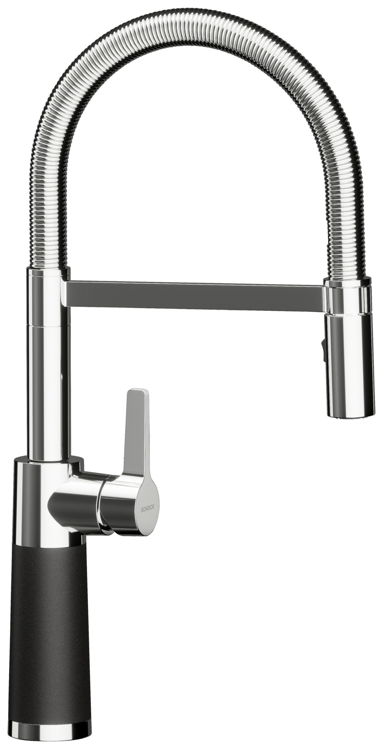 KÜCHENARMATUR 558000STO  - Chromfarben/Dunkelgrau, Basics, Stein/Metall (5,2/43,6/19,6cm) - Schock