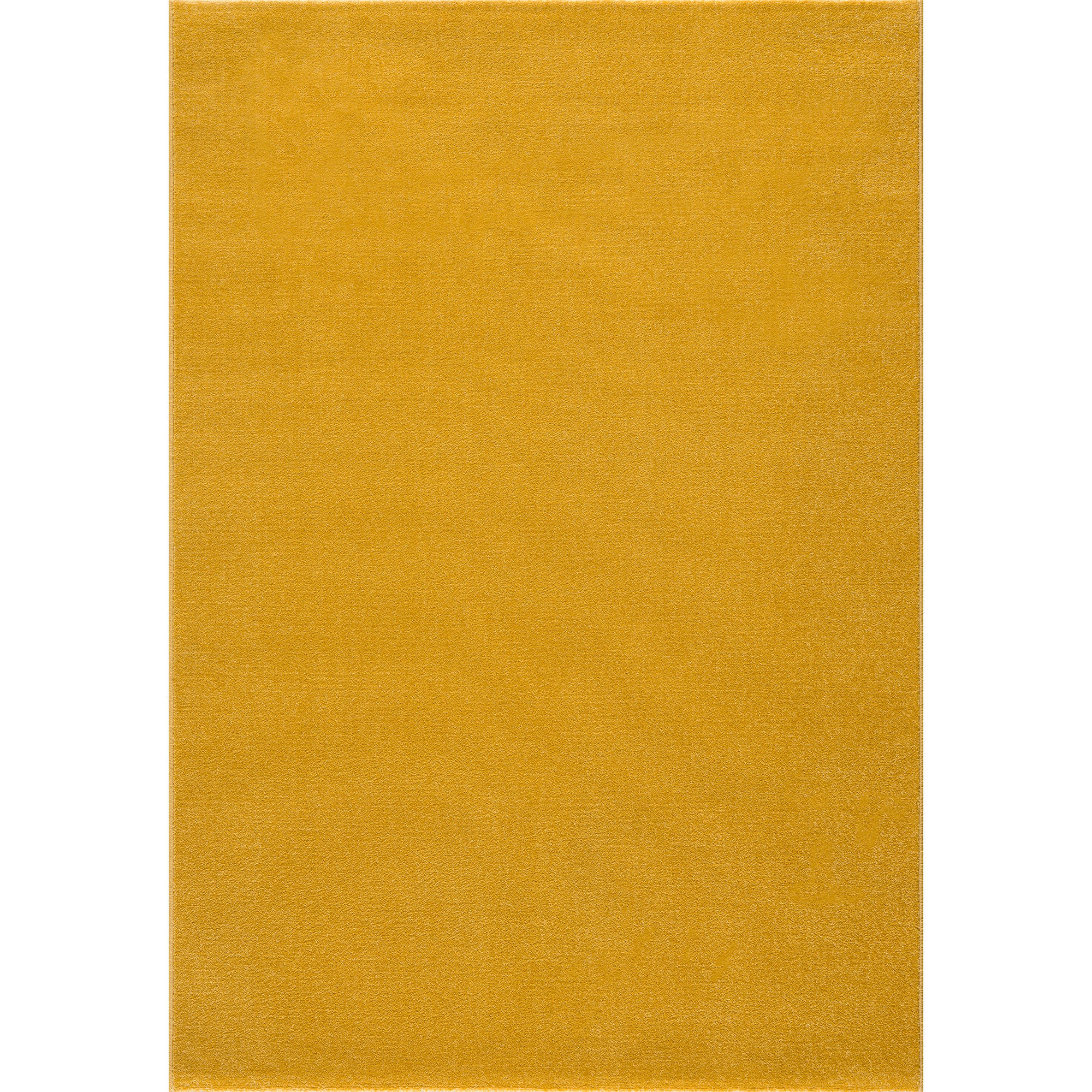 Novel Webteppich Uni Gelb 140x200 cm