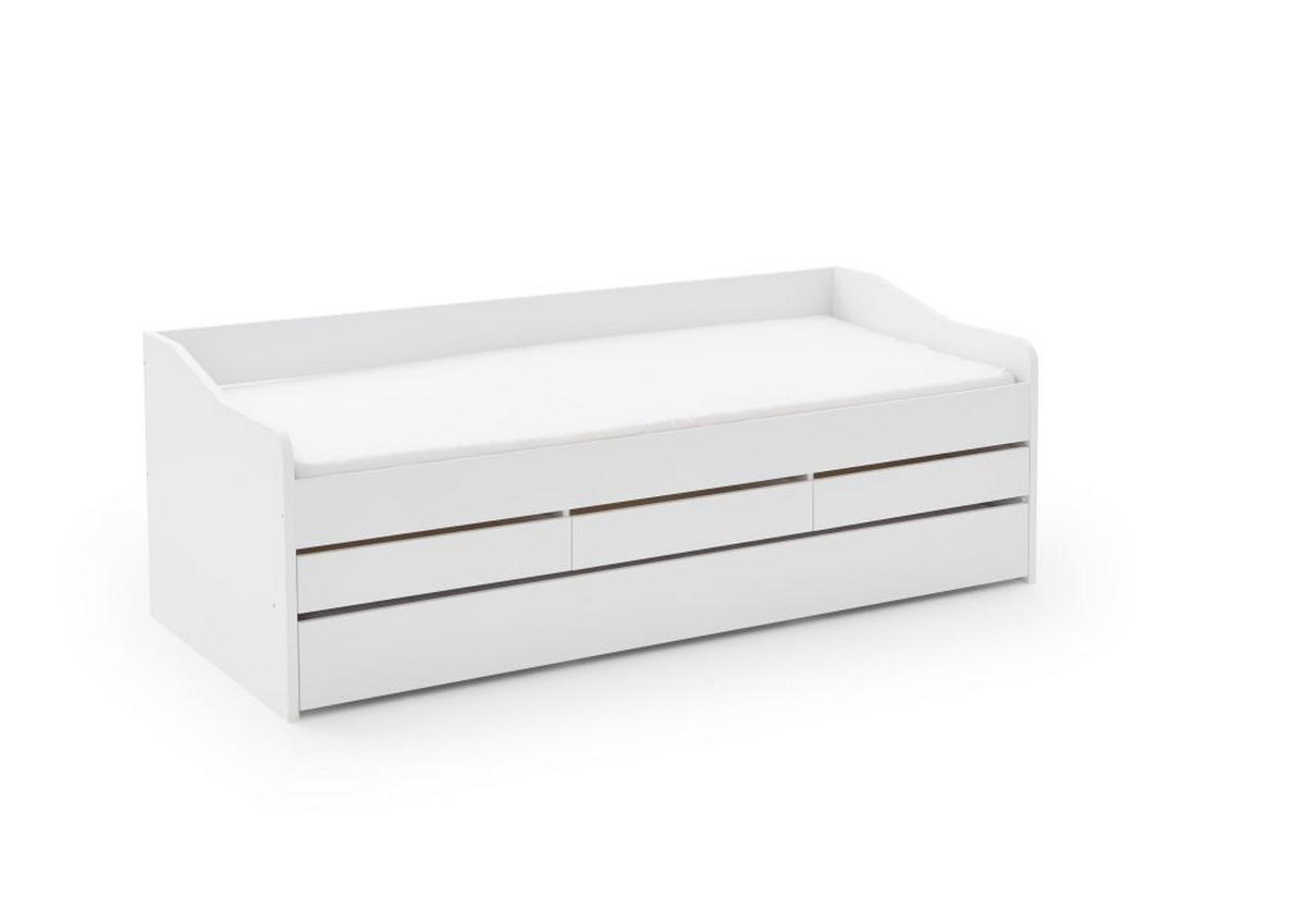 KREVET ZA DJECU/JUNIORE  bijela   - bijela, Moderno, drvni materijal (207/72/94cm) - Carryhome