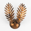 WANDLEUCHTE 30/14 cm   - Bronzefarben, Natur, Metall (30/14cm)