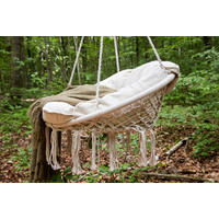 HÄNGESESSEL 80/90/60 cm  - Weiß, KONVENTIONELL (80/90/60cm) - Gardenson