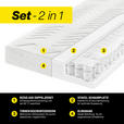 MATRATZENSET 100/200 cm  - Eichefarben, Basics, Holz (100/200cm) - Sleeptex