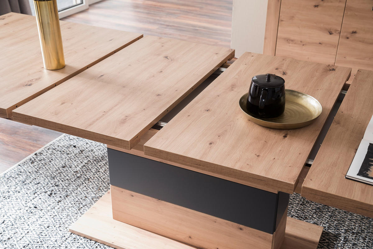 ESSTISCH in Holzwerkstoff 180-280/100/77 cm   - Eichefarben, Design, Holzwerkstoff (180-280/100/77cm) - Livetastic