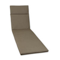 LIEGENAUFLAGE Uni  - Hellbraun, Design, Textil (60/4/200cm)