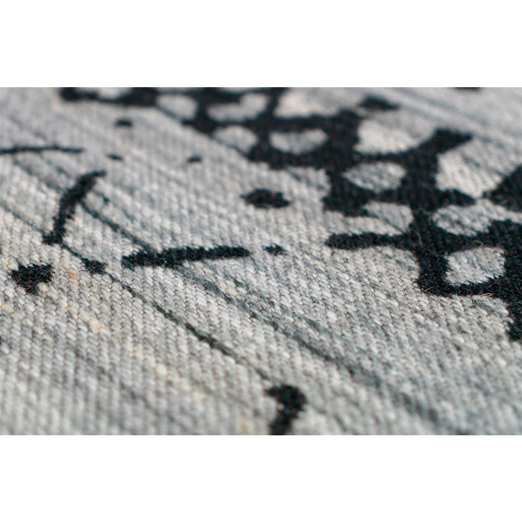 Thumbnail - Sonic Flachwebeteppich Phoenix 113 Natur / Grau, Grau, Natur, Textil, Patchwork, rechteckig, 80x150 cm, pflegeleicht, Te...