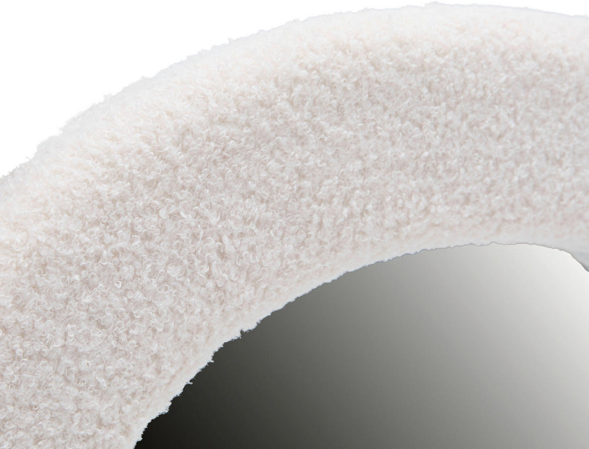 WANDSPIEGEL 70/130/3,5 cm    in Freiform  - Creme, Design, Glas/Holzwerkstoff (70/130/3,5cm) - MID.YOU