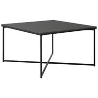 COUCHTISCH 80/45/80 cm quadratisch Schwarz  - Schwarz, Design, Keramik/Metall (80/45/80cm) - Livetastic