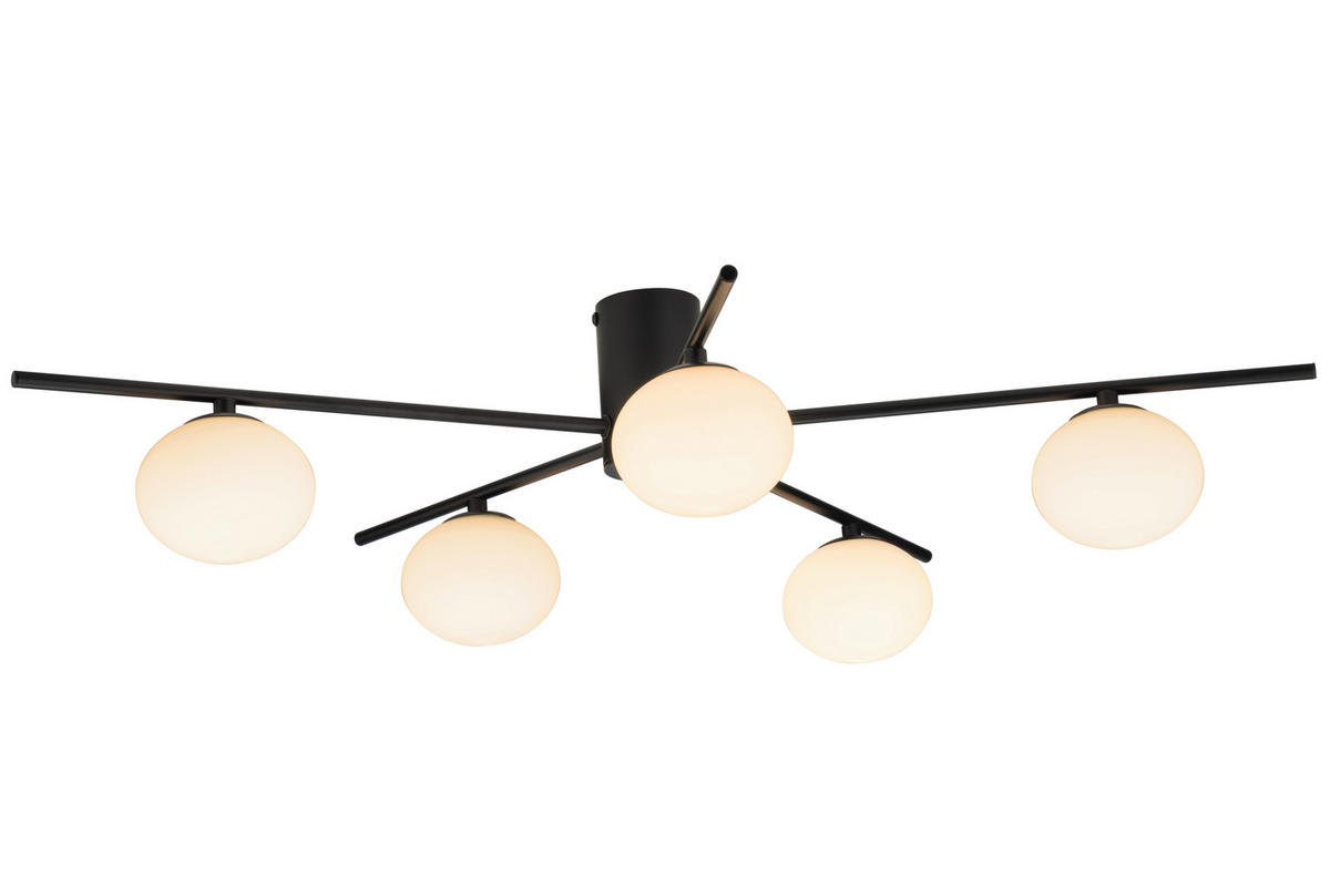 DECKENLEUCHTE 70/54/17.5 cm  - Weiß, Trend, Glas (70/54/17.5cm) - Collett's Monde