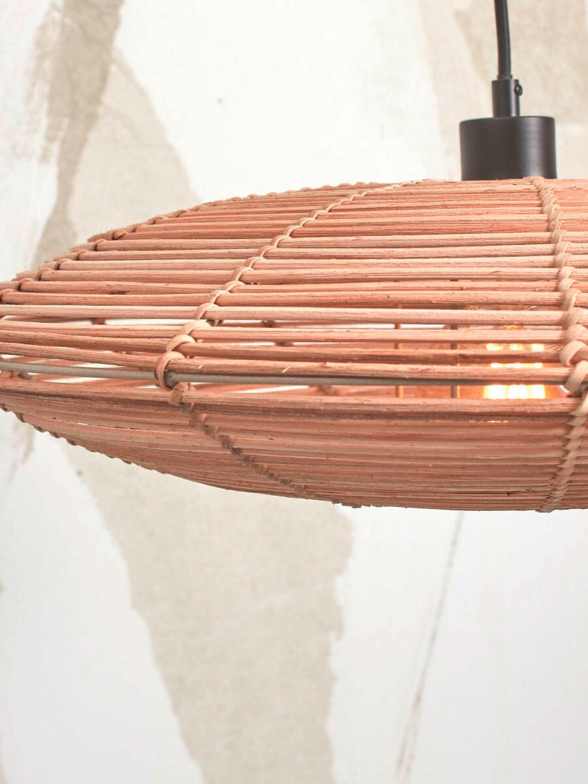 GOLVLAMPA GOOD&MOJO  40/63/150 cm    - vit/naturfärgad, Trend (40/63/150cm) - Good & Mojo