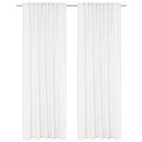 FERTIGVORHANG halbtransparent  - Weiß, Basics, Textil (140/245cm)