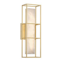 LED-WANDLEUCHTE Eurofase 40,6/12,7/11,5 cm  - Goldfarben, KONVENTIONELL, Glas/Metall (40,6/12,7/11,5cm) - Elstead Lighting