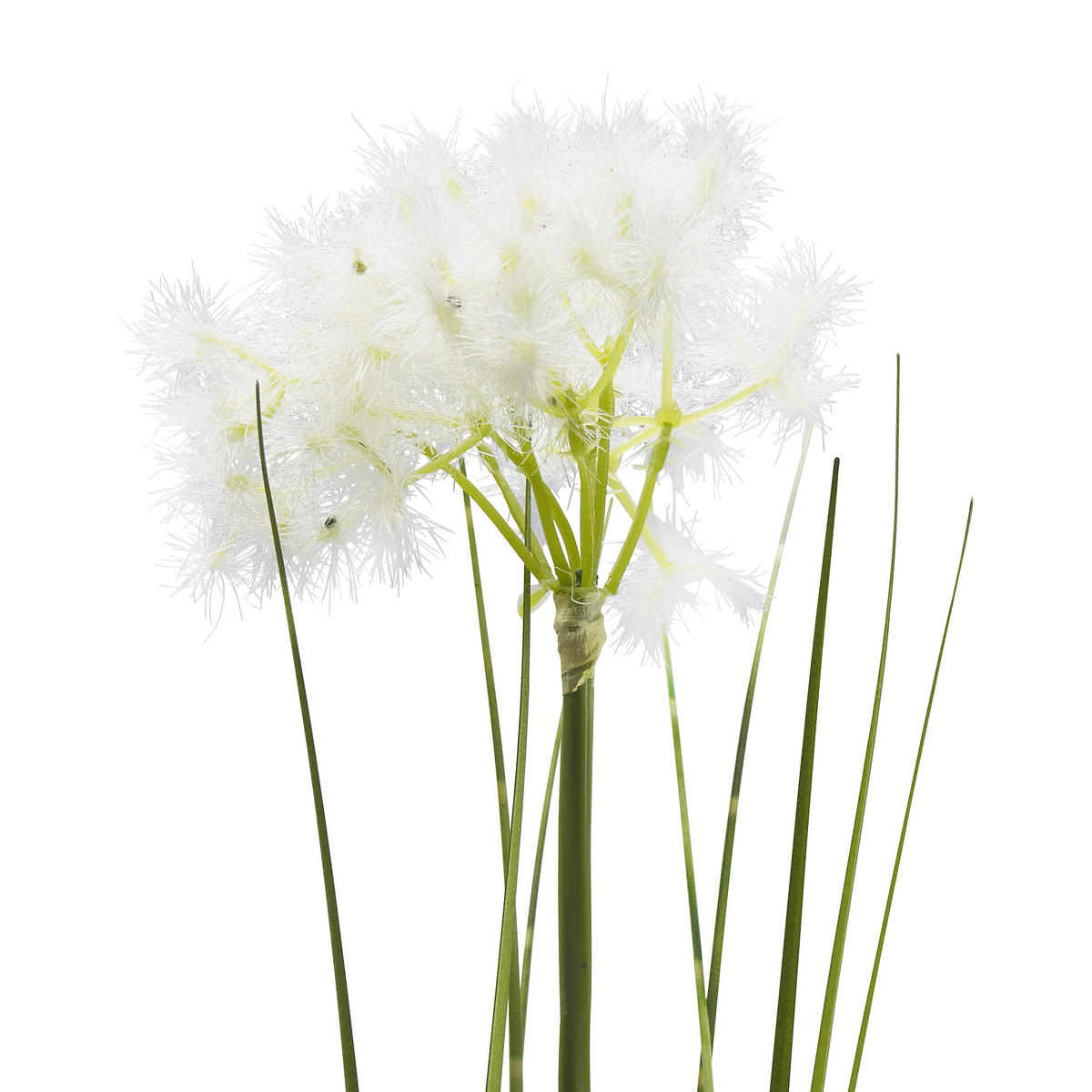 UMĚLÁ KVĚTINA svazek trávy 83 cm - zelená/krémová, Basics, plast (83cm)