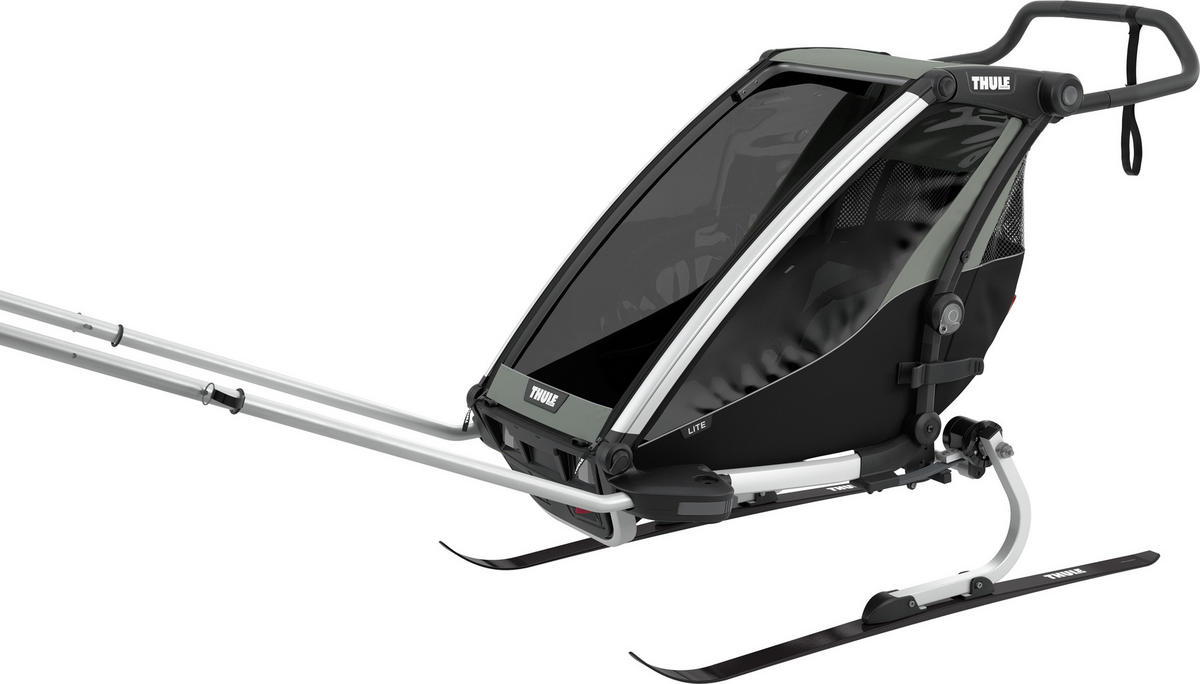 FAHRRADANHÄNGER   Charoit Lite 1  - Grün, LIFESTYLE, Metall (64,5/89-112/85,5cm) - Thule
