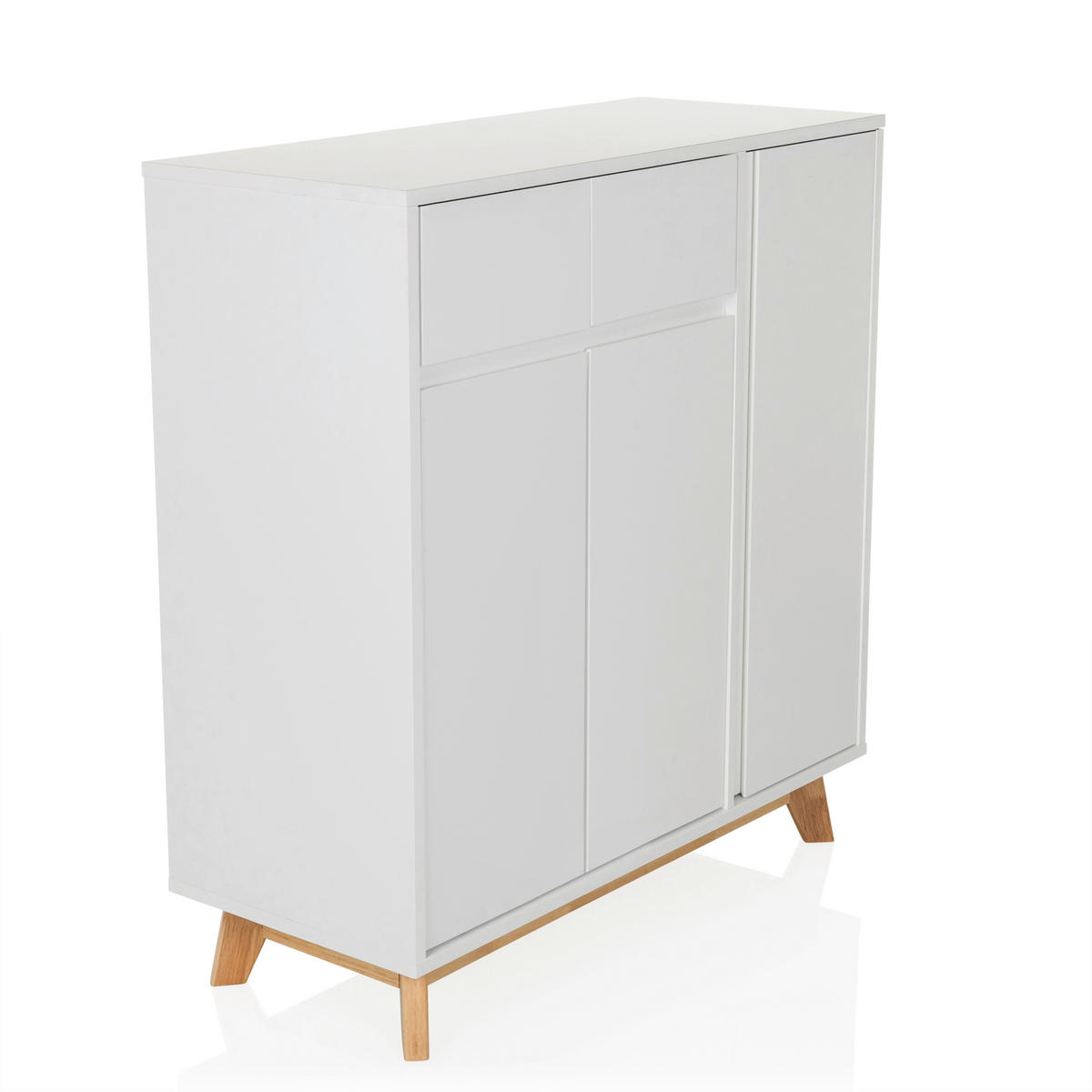 KOMODA, bílá, 80/85/34 cm - bílá, Moderní, dřevo/kompozitní dřevo (80/85/34cm) - MID.YOU