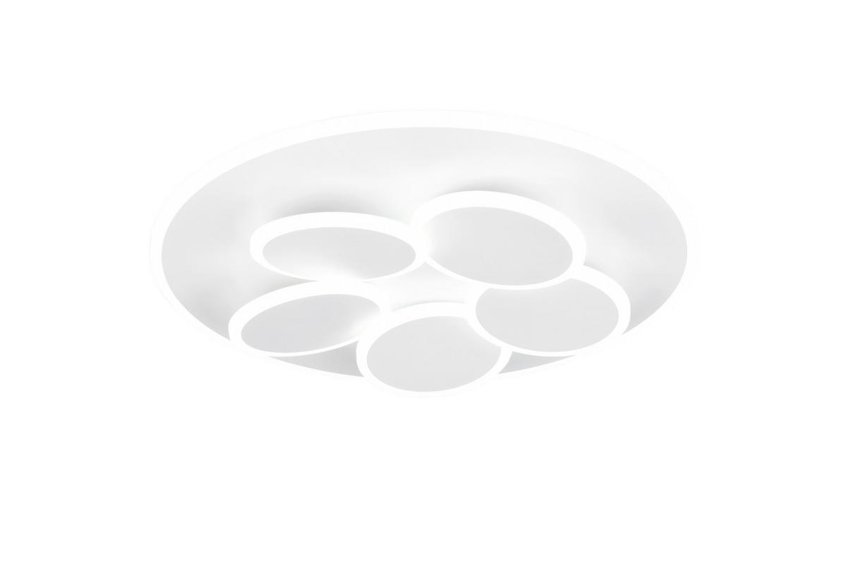 STROPNÍ LED SVÍTIDLO, 49/7,5 cm  - bílá, Design, kov (49/7,5cm) - Trio Leuchten
