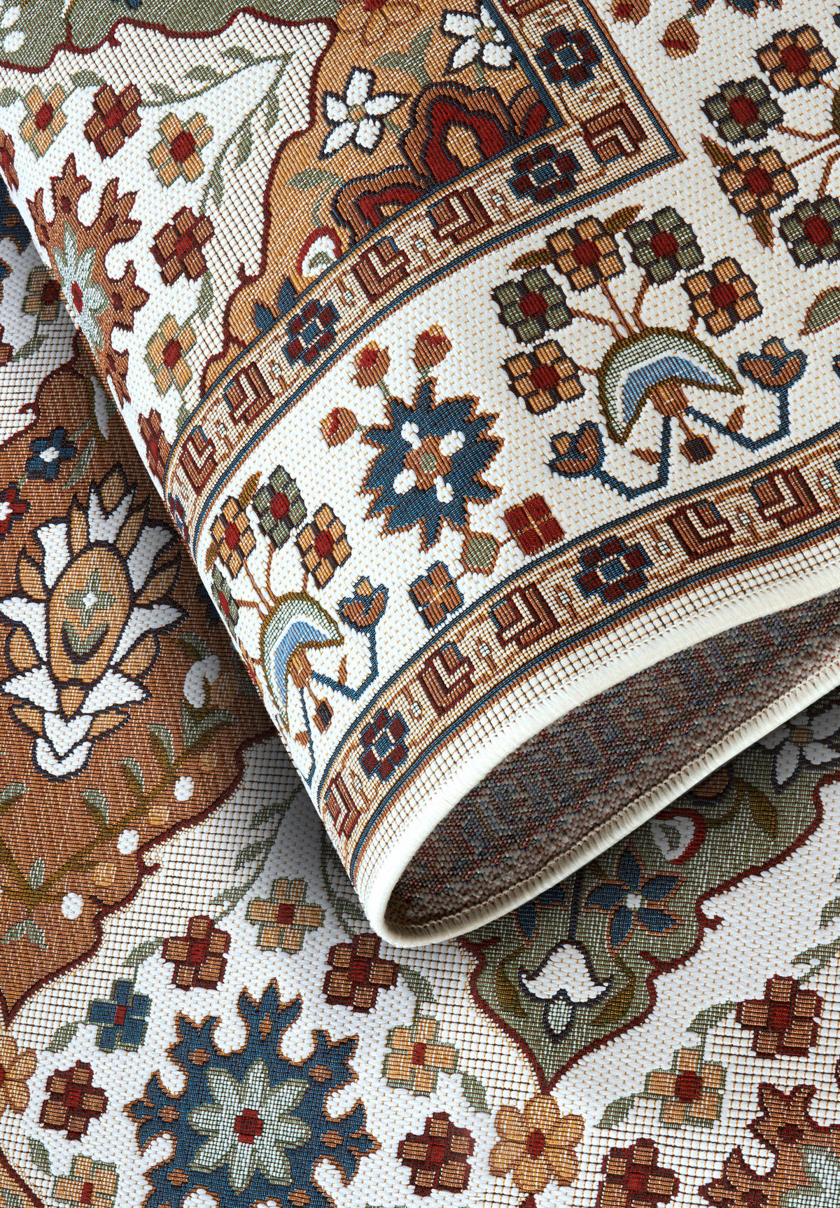 OUTDOORTEPPICH 120/180 cm Kollektion 1767 Creme, Multicolor  - Multicolor/Creme, Design, Kunststoff (120/180cm) - Villeroy & Boch