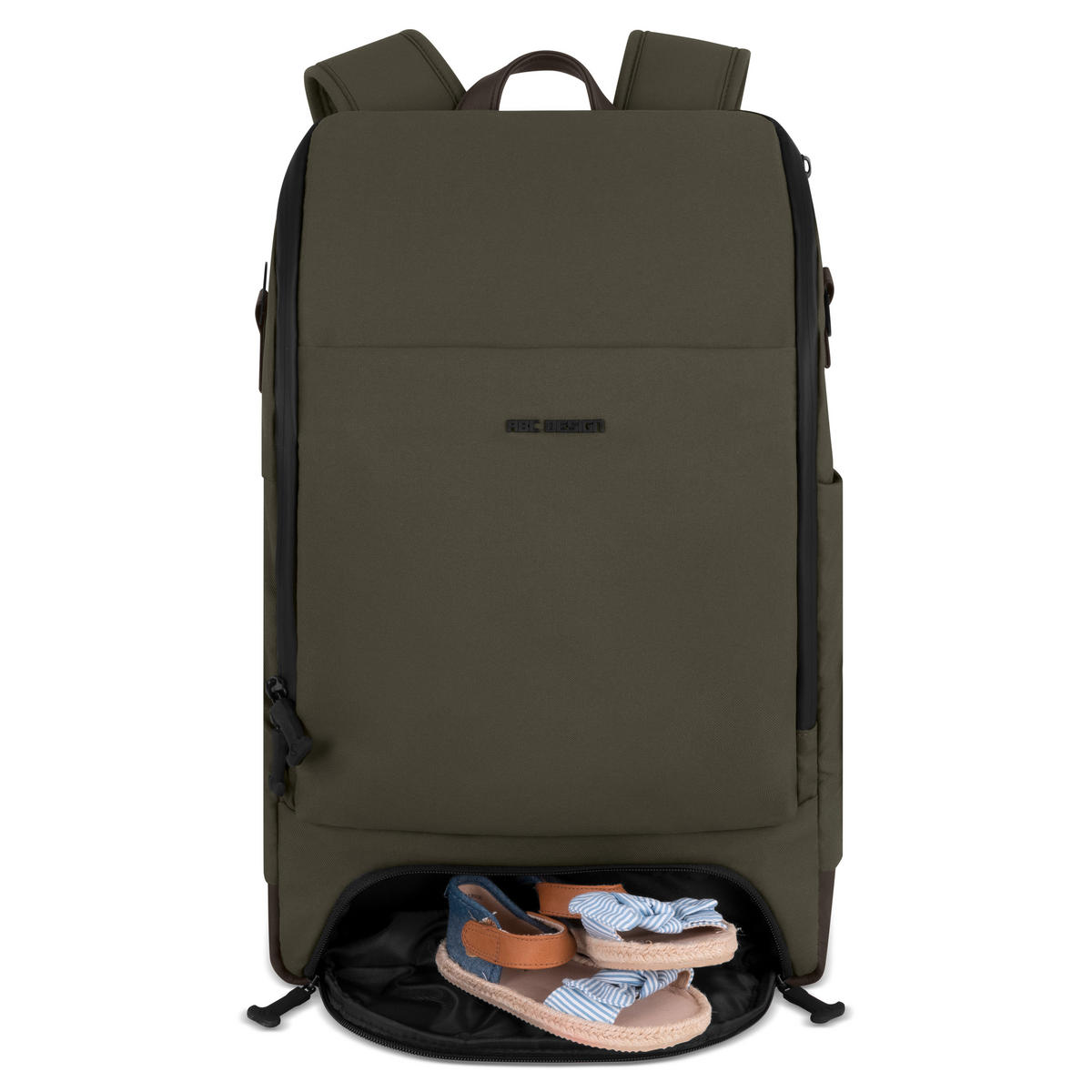 WICKELRUCKSACK Active  - Olivgrün, Basics, Textil (44/30/17cm) - ABC Design