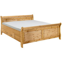 BETT 180/200 cm  in Laugenfarbig  - Laugenfarbig, ROMANTIK / LANDHAUS, Holz (180/200cm) - Boxxx