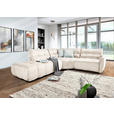 ECKSOFA Beige Flachgewebe  - Beige/Schwarz, MODERN, Kunststoff/Textil (275/235cm) - Landscape