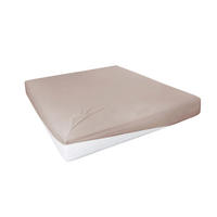 SPANNLEINTUCH 100/200 cm Jersey  - Braun, Basics, Textil (100/200cm)